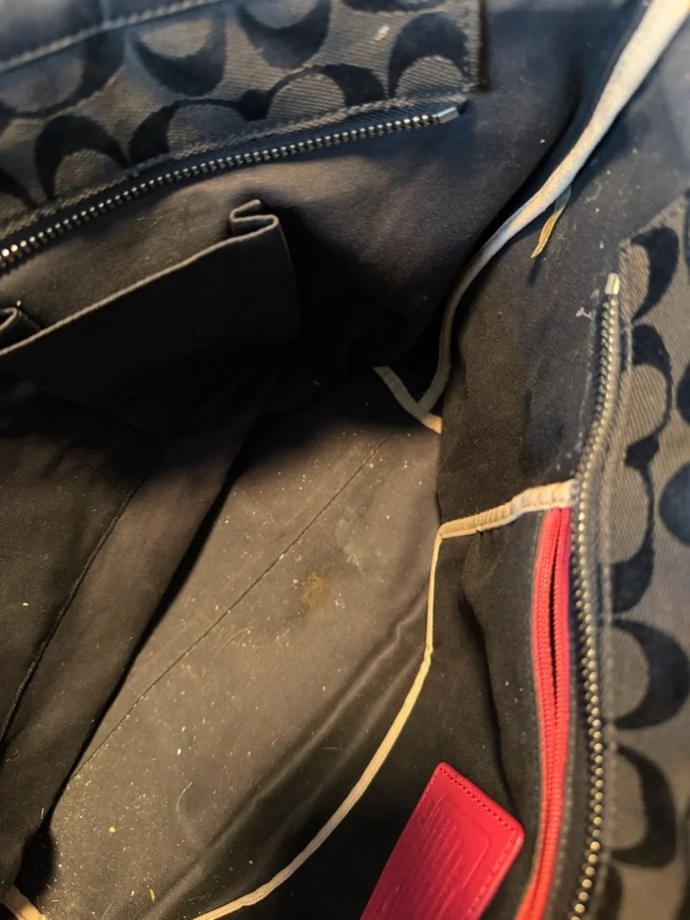 Coach Signature Canvas‎ Tote Bag in Black